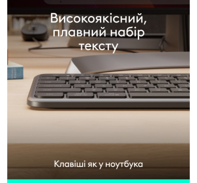 Logitech Клавіатура Logitech Signature Slim K620 for Business USB-C UA Graphite (920-013333)