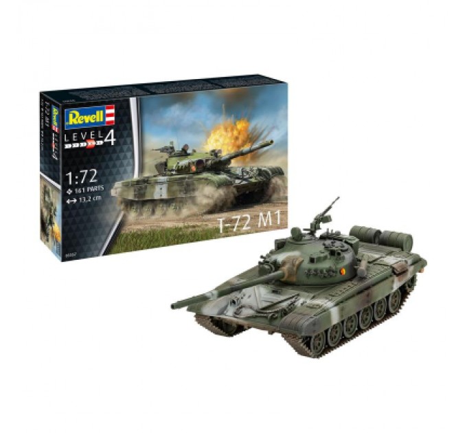 Revell Збірна модель Revell Танк Т-72 М1 рівень 4 масштаб 1:72 (RVL-03357)