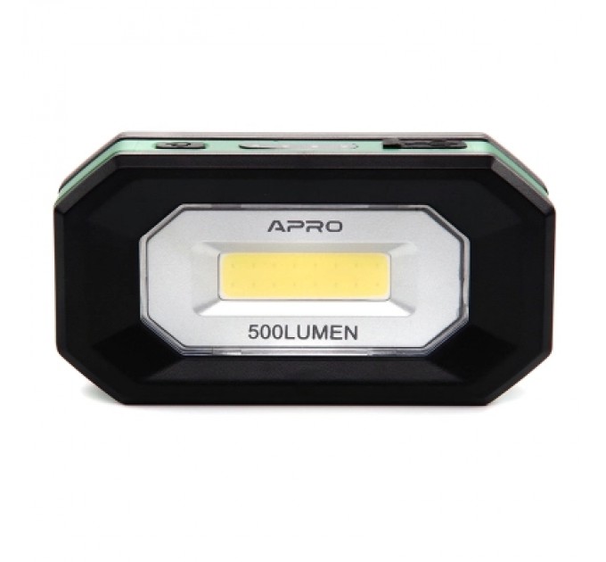 APRO Ліхтар APRO акумуляторний 5 Вт 500 Лм (Li-ion 2000 мАг) (900518)