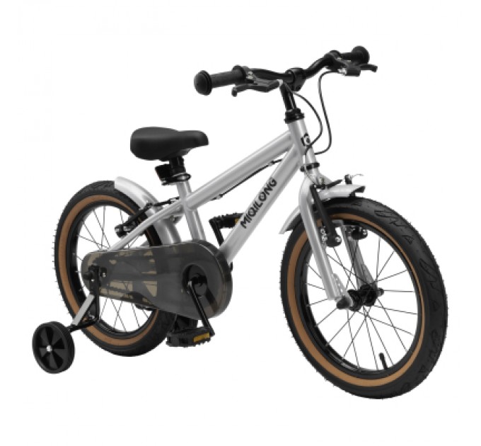 Miqilong Дитячий велосипед Miqilong ST 16" срібний (RBB-ST16-SILVER)