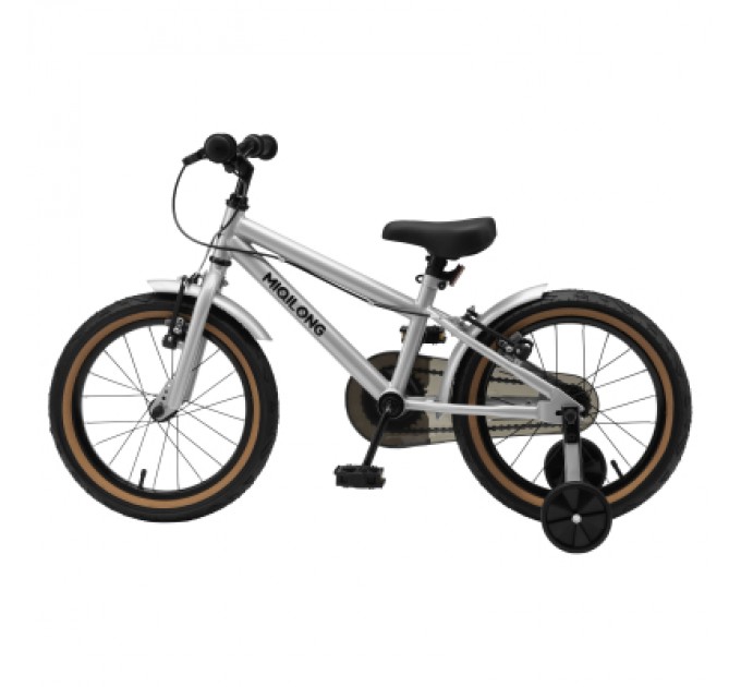 Miqilong Дитячий велосипед Miqilong ST 16" срібний (RBB-ST16-SILVER)