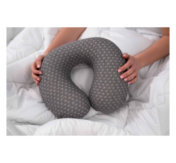 Ardesto Подушка Ardesto ортопедична Sleepwell Travel, для шиї, піна меморі 34х29х10см сірий (ART3429NEP)
