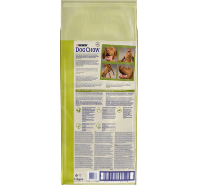 Purina Dog Chow Сухий корм для собак Purina Dog Chow Adult Lamb зі смаком ягняти 14 кг (7613034487636)