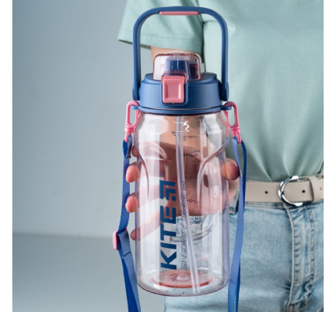 Kite Поїльник-непроливайка Kite 1500 мл, рожева (K24-1202-2)