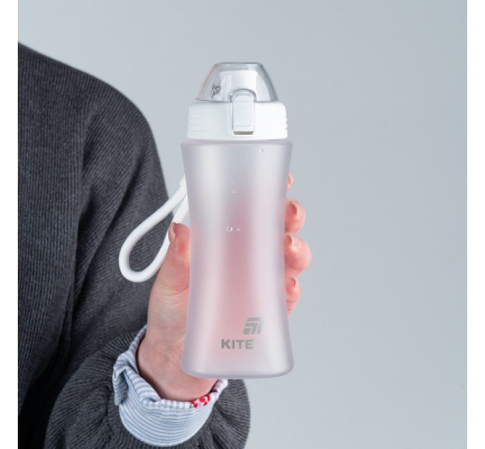 Kite Поїльник-непроливайка Kite 500 мл, біла (K25-1215-1)