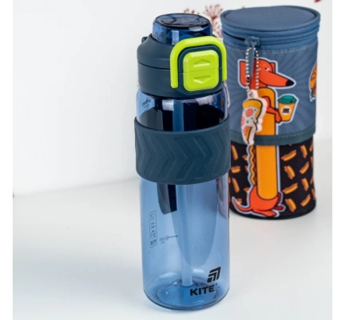 Kite Поїльник-непроливайка Kite 800 мл, синьо-зелена (K25-1234-2)