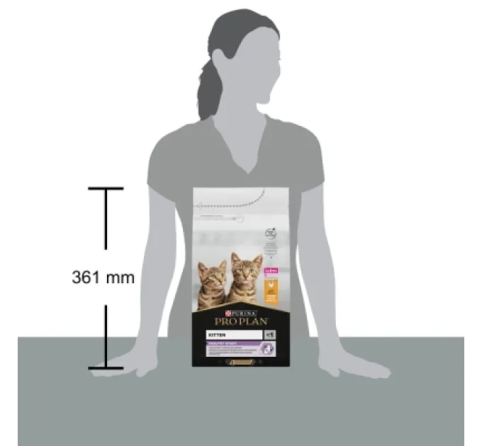 Purina Pro Plan Сухий корм для кішок Purina Pro Plan Original Kitten до 12 місяців з куркою 1.5 кг (7613036505178)