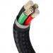 Baseus Дата кабель USB 2.0 AM to Lightning 1.0m Cafule Metal 2.4A black Baseus (CALJK-A01)