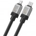Baseus Дата кабель USB-C to Lightning 2.0m CoolPlay Fast Charging 20W black Baseus (CAKW000101)
