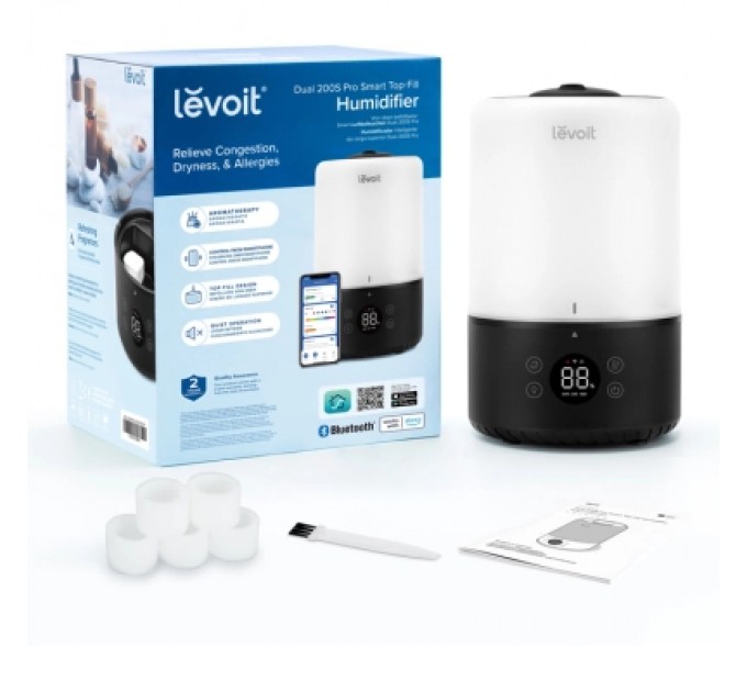 Levoit Зволожувач повітря Levoit Dual 200S Pro Smart Top-Fill LUH-D301S-KEUR (HEAPHULVSEU0079Y)