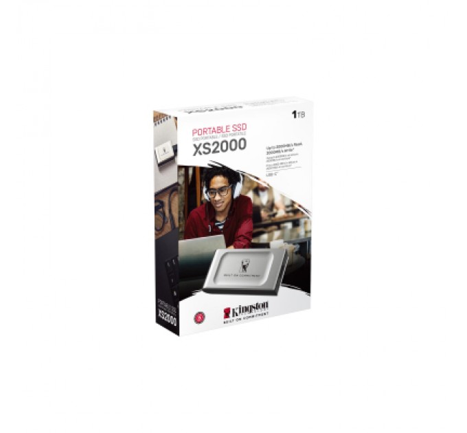 Kingston Накопичувач SSD USB Type-C 1TB XS2000 Kingston (SXS2000/1000GA)