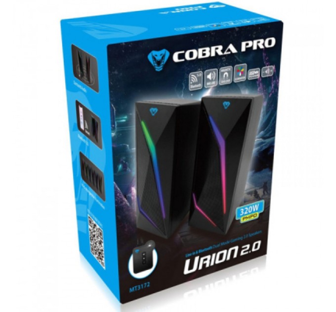 Media-Tech Акустична система Media-Tech Cobra PRO URION LED Light Black (MT3172)