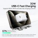 Baseus Зарядний пристрій Baseus Palm Fast Charger 1C 30W + Cable 1.0m Type-C 60W white (P10111605213-01)