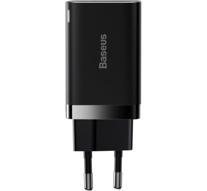 Baseus Зарядний пристрій Baseus Super Si Pro Quick Charger C+U 30W black (CCSUPP-E01)