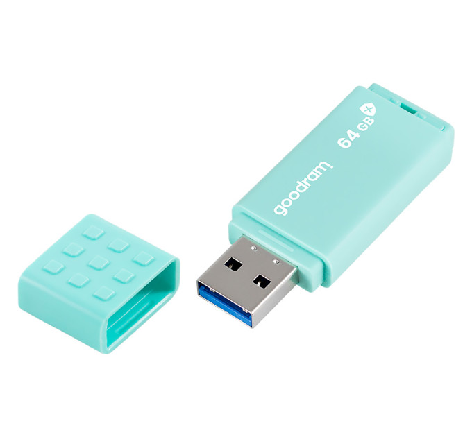 Goodram USB флеш накопичувач Goodram 64GB UME3 Care Green USB 3.0 (UME3-0640CRR11)