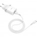 HOCO Зарядний пристрій HOCO C12Q Smart USB QC3.0 + cable USB to USB-C 18W White (6931474716309)