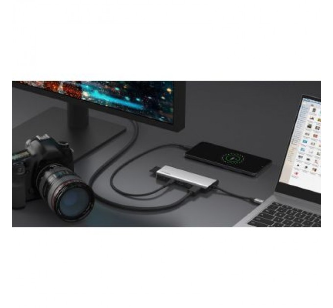 Belkin Концентратор Belkin USB-C 7-in-1 Multiport Dock (AVC009BTSGY)