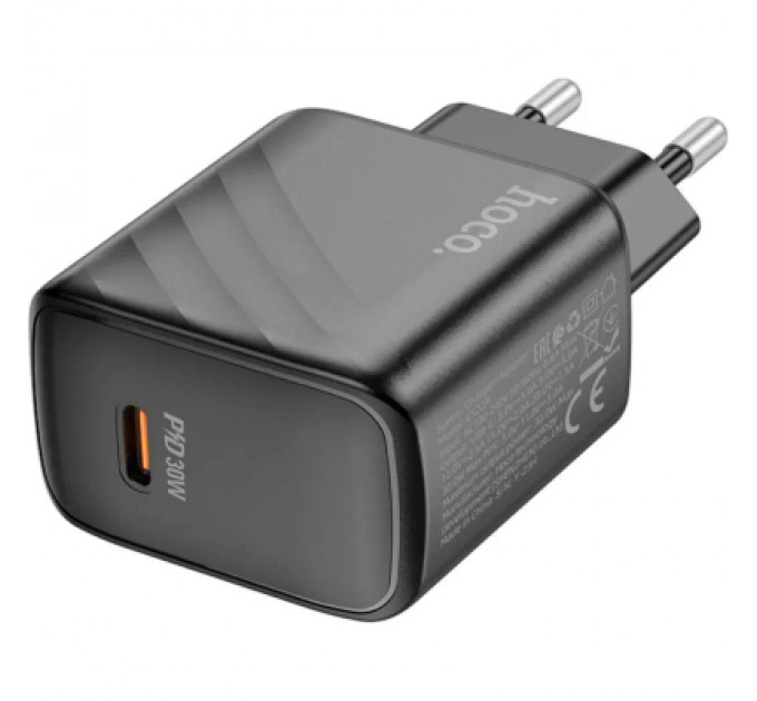 HOCO Зарядний пристрій HOCO CS22A Value USB-C PD30W Black (6942007609913)