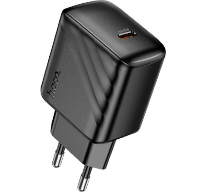 HOCO Зарядний пристрій HOCO CS24A Puerto USB-C PD25W Black (6942007639750)