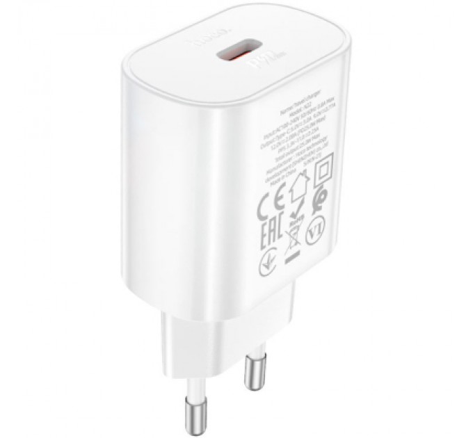 HOCO Зарядний пристрій HOCO N22 Jetta USB-C PD25W White (6931474760067)