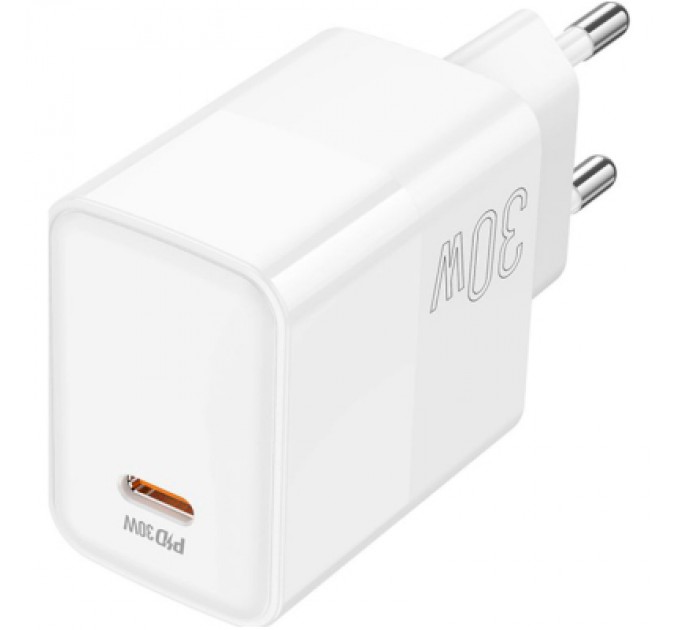BOROFONE Зарядний пристрій BOROFONE BA77A Insightful USB-C PD30W White (6941991101274)