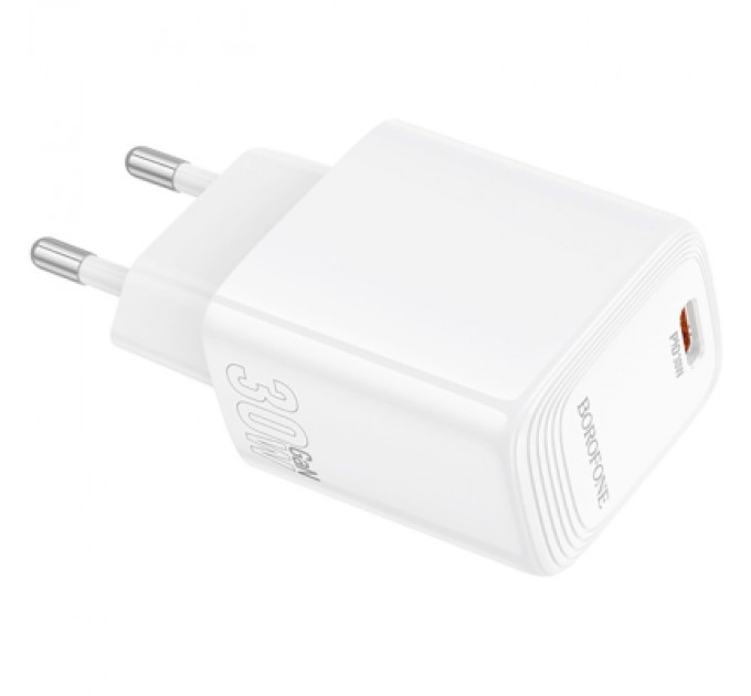 BOROFONE Зарядний пристрій BOROFONE BN28 Fuente USB-C PD30W White (6941991120299)