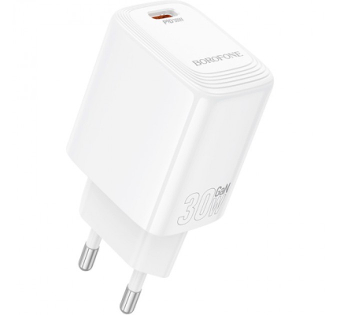 BOROFONE Зарядний пристрій BOROFONE BN28 Fuente USB-C PD30W White (6941991120299)
