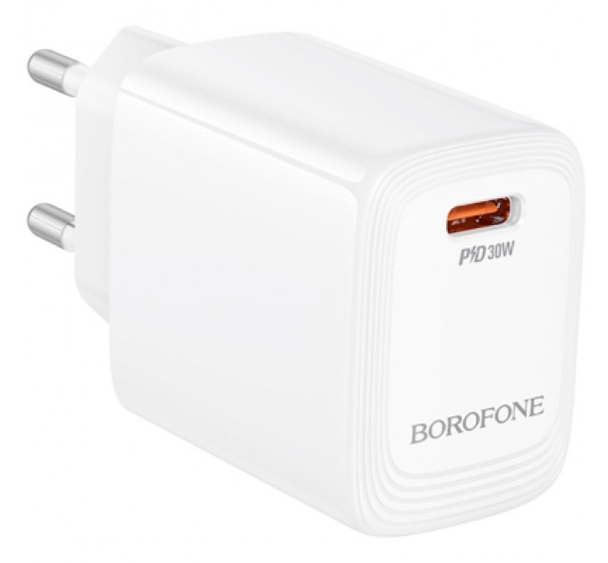 BOROFONE Зарядний пристрій BOROFONE BN28 Fuente USB-C PD30W White (6941991120299)