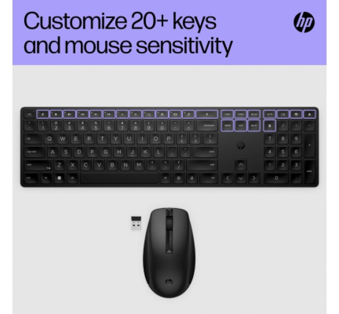 HP Комплект HP 650 Wireless UA Black (4R013AA)