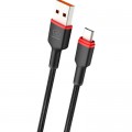 WUW Дата кабель USB-C to USB-C 1.0m 2.4A X203 black WUW (6972573336203)