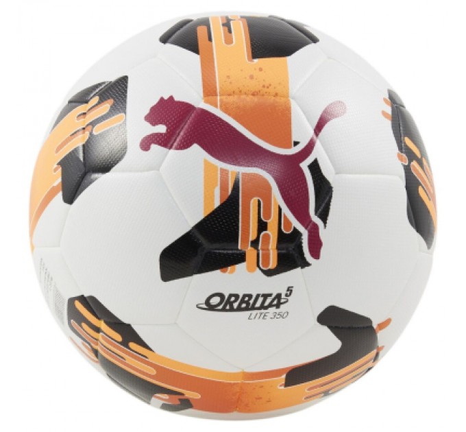 Puma М'яч футбольний Puma Orbita 5 Fusion Lite 350 084332-01 білий, помаранчевий 5 (4067981499984)