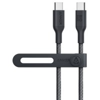 Дата кабель USB-C to USB-C 0.9m 140W bio-nylon 544 black Anker (A80F5H11)
