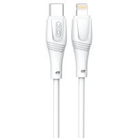Дата кабель USB-C to Lightning 1.0m 27W High Elastic Zeus XO (NBQ239A_White)