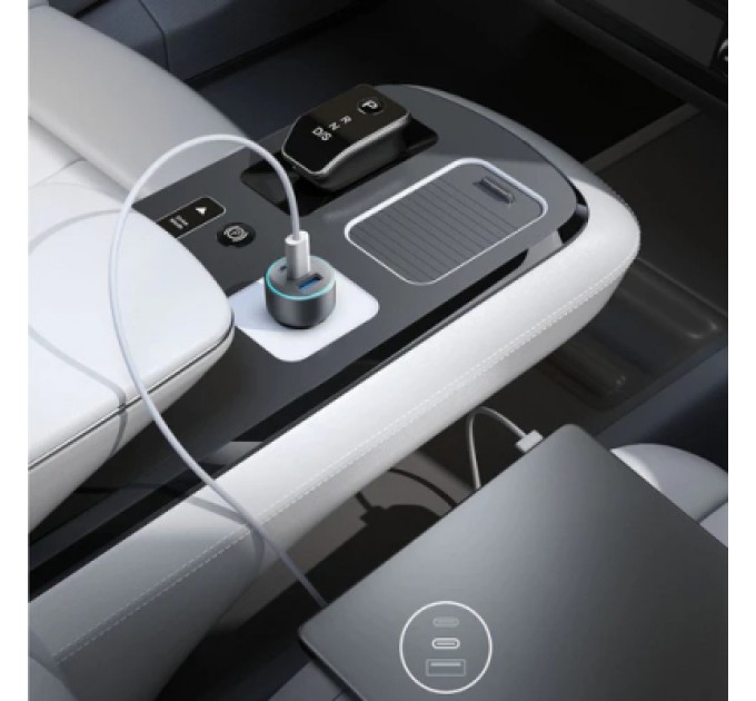 Anker Зарядний пристрій Anker 325 PowerDrive USB-C PD67W + USB-A 22.5W Black (A2731HA1)