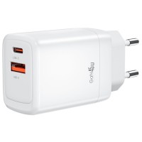 Зарядний пристрій XO CE16 67.5W USB-C PD45W + USB-A QC 22.5W White (CE16_White)