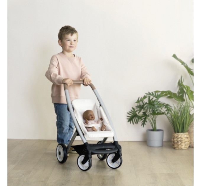 Smoby Коляска для ляльок Smoby Maxi-Cosi 3 в 1. Айворі зі знімною люлькою, 55 x 39 x 64 см, 3+ (7600253122)