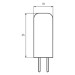 Eurolamp Лампочка Eurolamp G4 (LED-G4-0227(220))