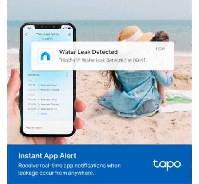 TP-Link Датчик затоплення TP-Link Tapo T300 smart (Tapo T300)