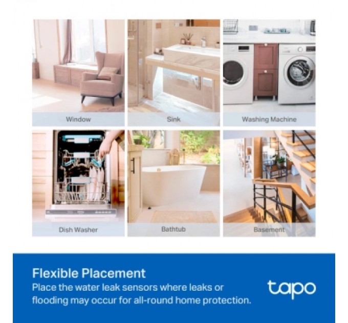 TP-Link Датчик затоплення TP-Link Tapo T300 smart (Tapo T300)