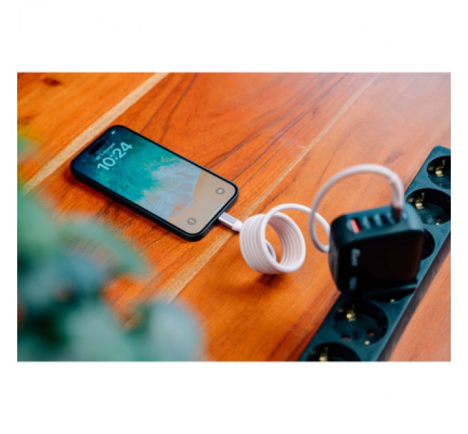 Verbatim Дата кабель USB-C to USB-C 1.2m Magnetic 100W gray Verbatim (31854)