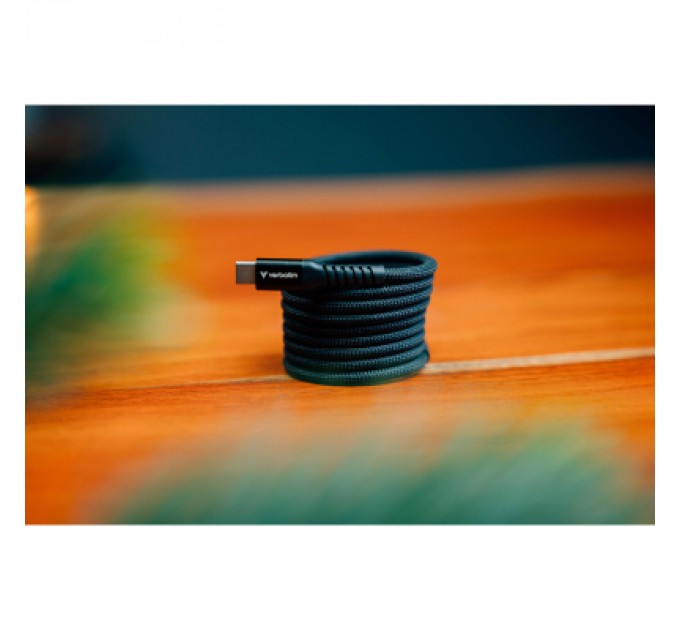 Verbatim Дата кабель USB-C to USB-C 1.2m Magnetic 100W black Verbatim (31863)