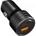 Grand-X Зарядний пристрій Grand-X CH-30B 30W 1xUSB + 1xUSB-C PD + QC3.0 AFC FCP SCP VOOC Black (CH-30B)