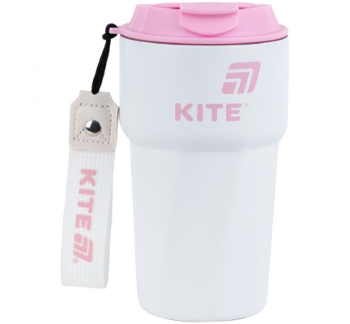 Kite Термокружка Kite 450 мл біло-рожева (K25-1220-3)