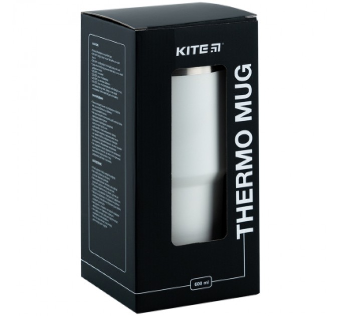 Kite Термокружка Kite 600 мл біла (K24-1206-1)