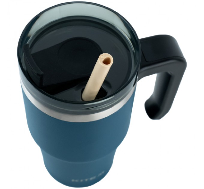 Kite Термокружка Kite з ручкою 600 мл смарагдова (K24-1207-2)