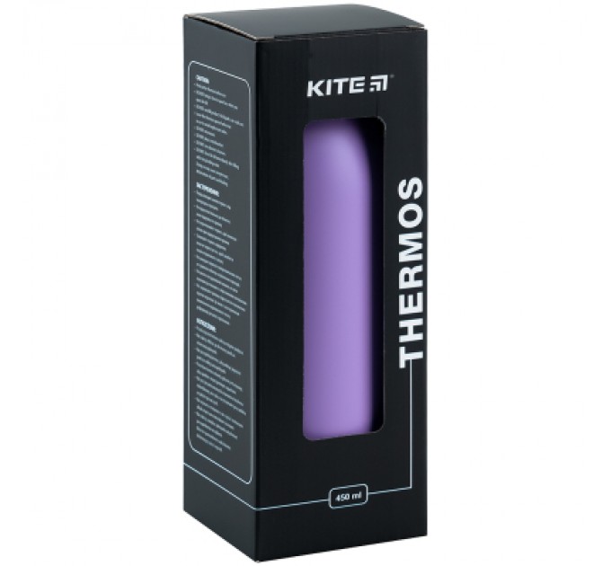 Kite Термос Kite 450 мл лавандовий (K24-1208-3)