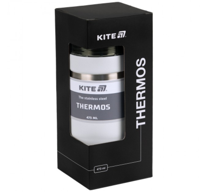 Kite Термос Kite 473 мл білий (K25-320-1)