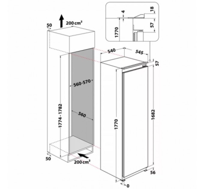 Whirlpool Морозильна камера Whirlpool WHSD18F013D1