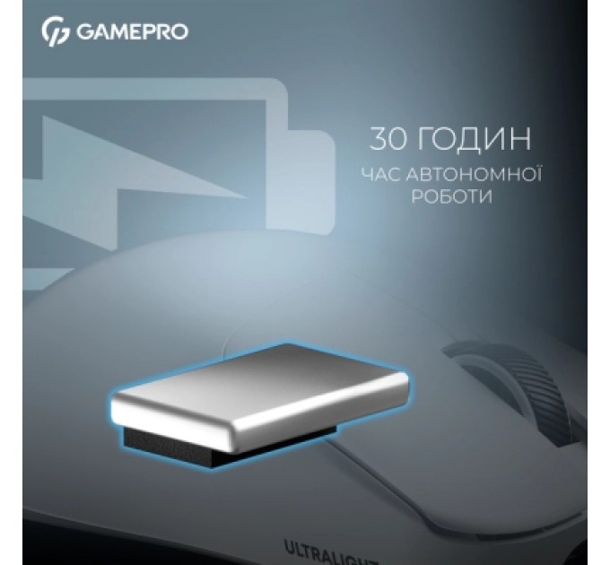 GamePro Мишка GamePro Asgard Odin 8K Wireless/USB White (GM035W)