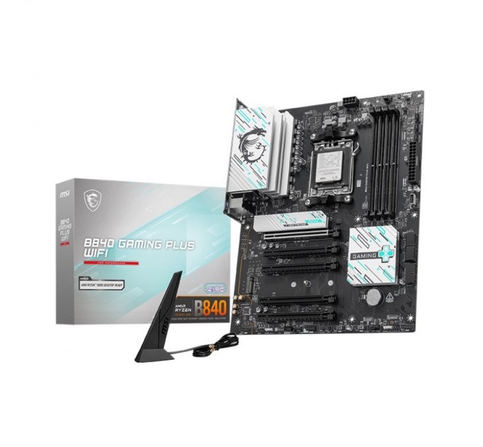 MSI Материнська плата MSI B840 GAMING PLUS WIFI